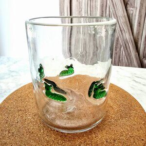Anthropologie Icon Juice Glass Caterpillar
